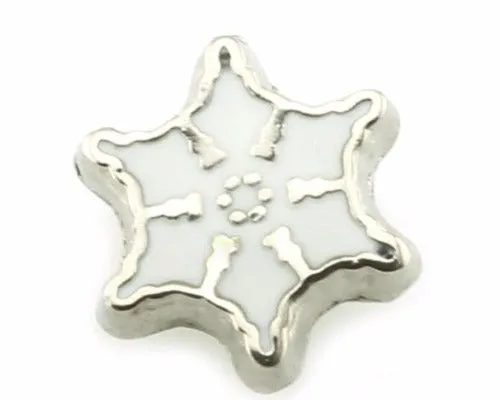 Snowflake Floating Charm