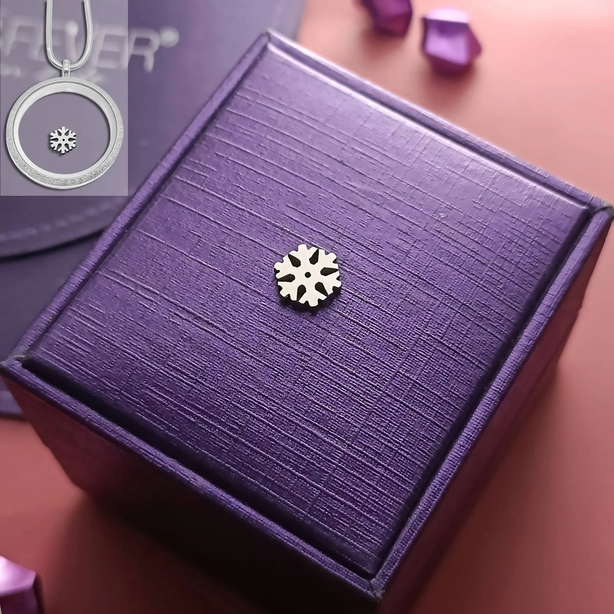 Snowflake Frozen Charm For Dream Locket
