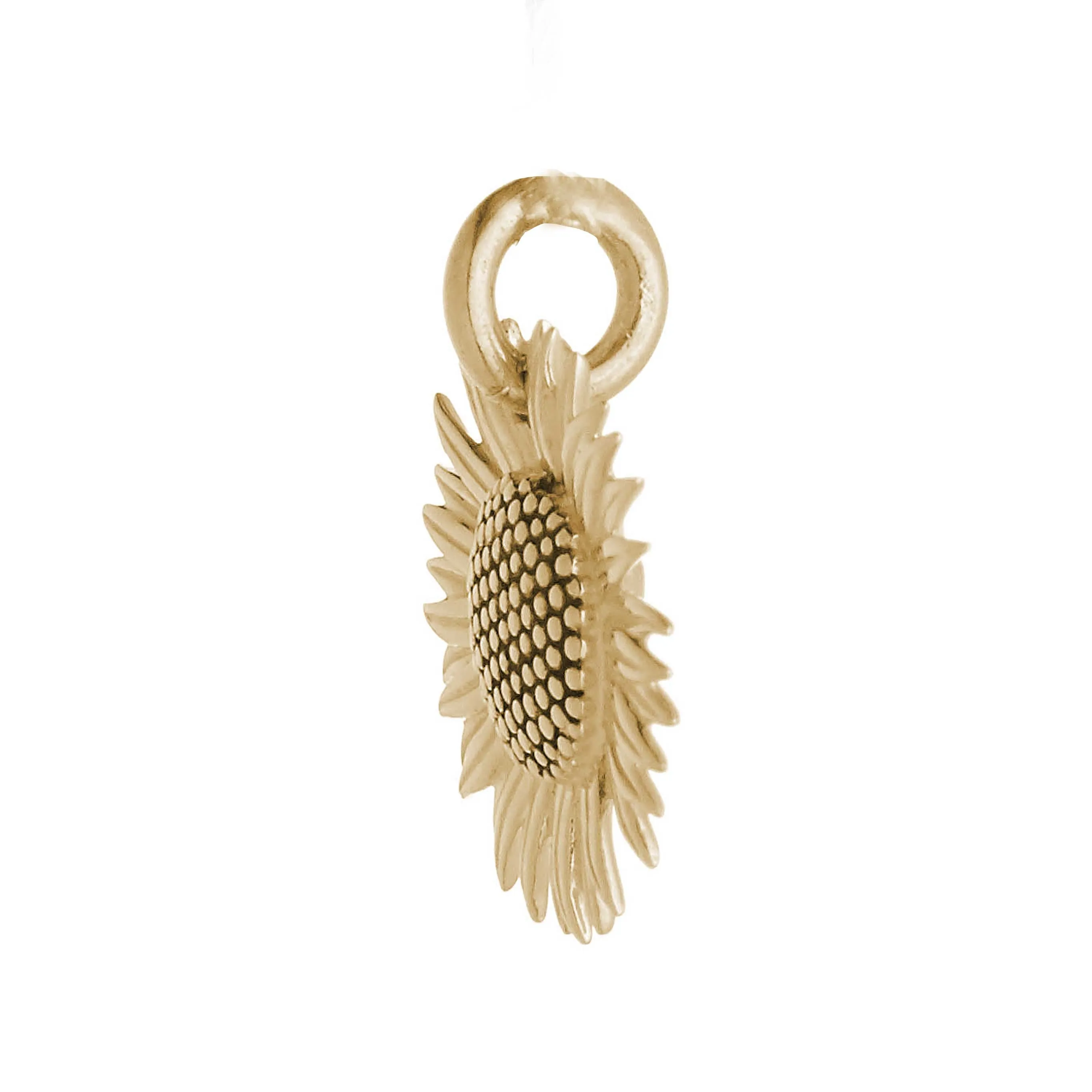 Sunflower Gold Charm