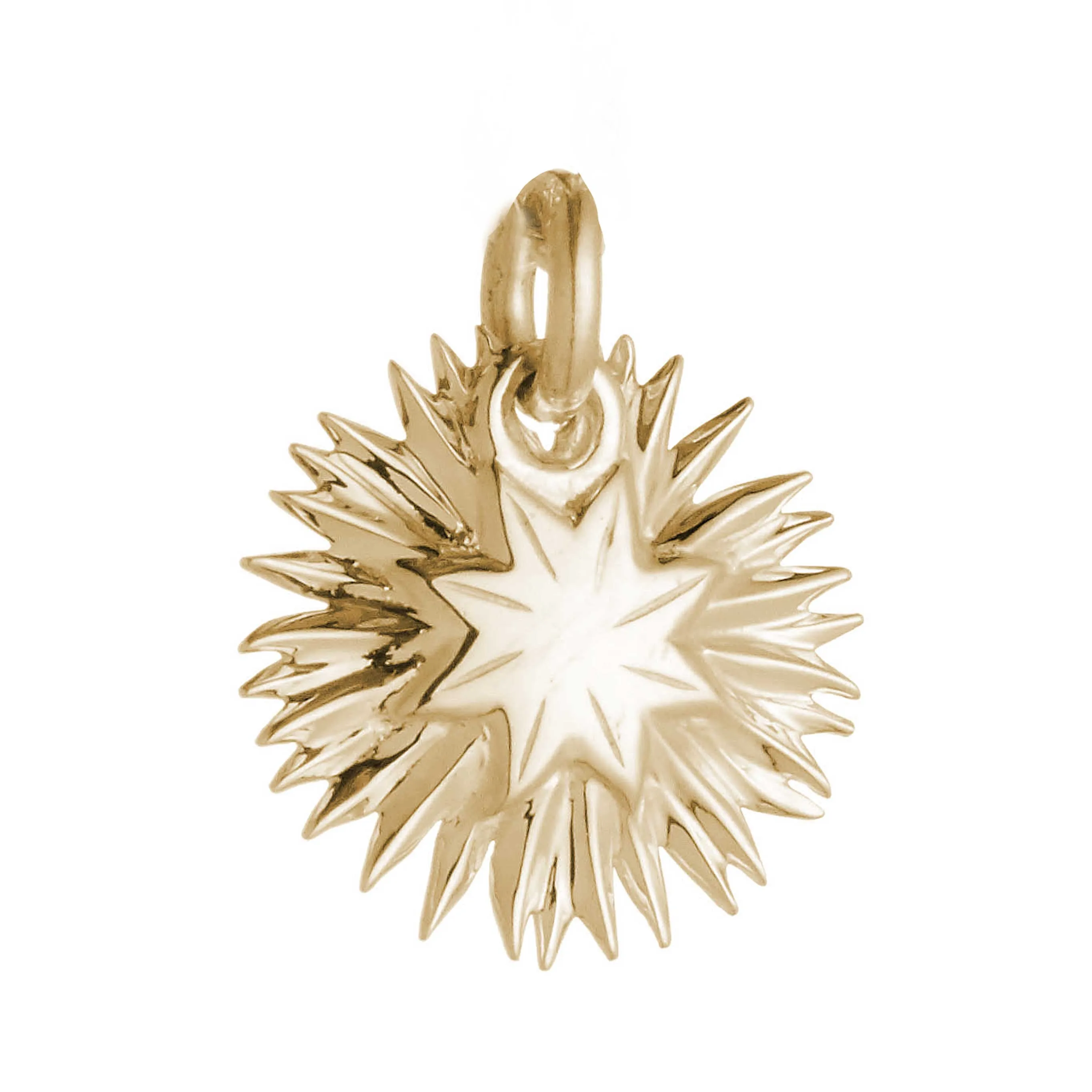 Sunflower Gold Charm