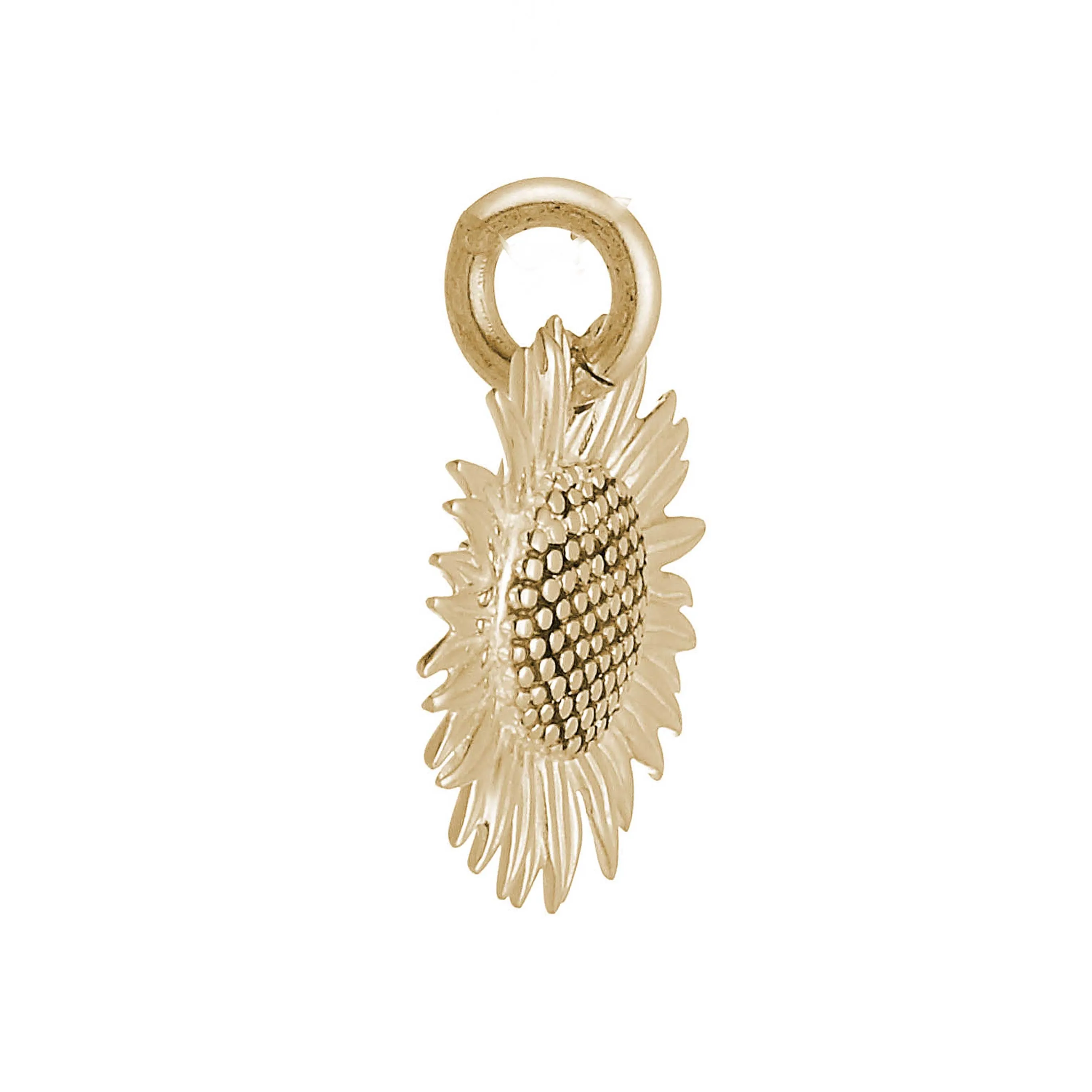 Sunflower Gold Charm
