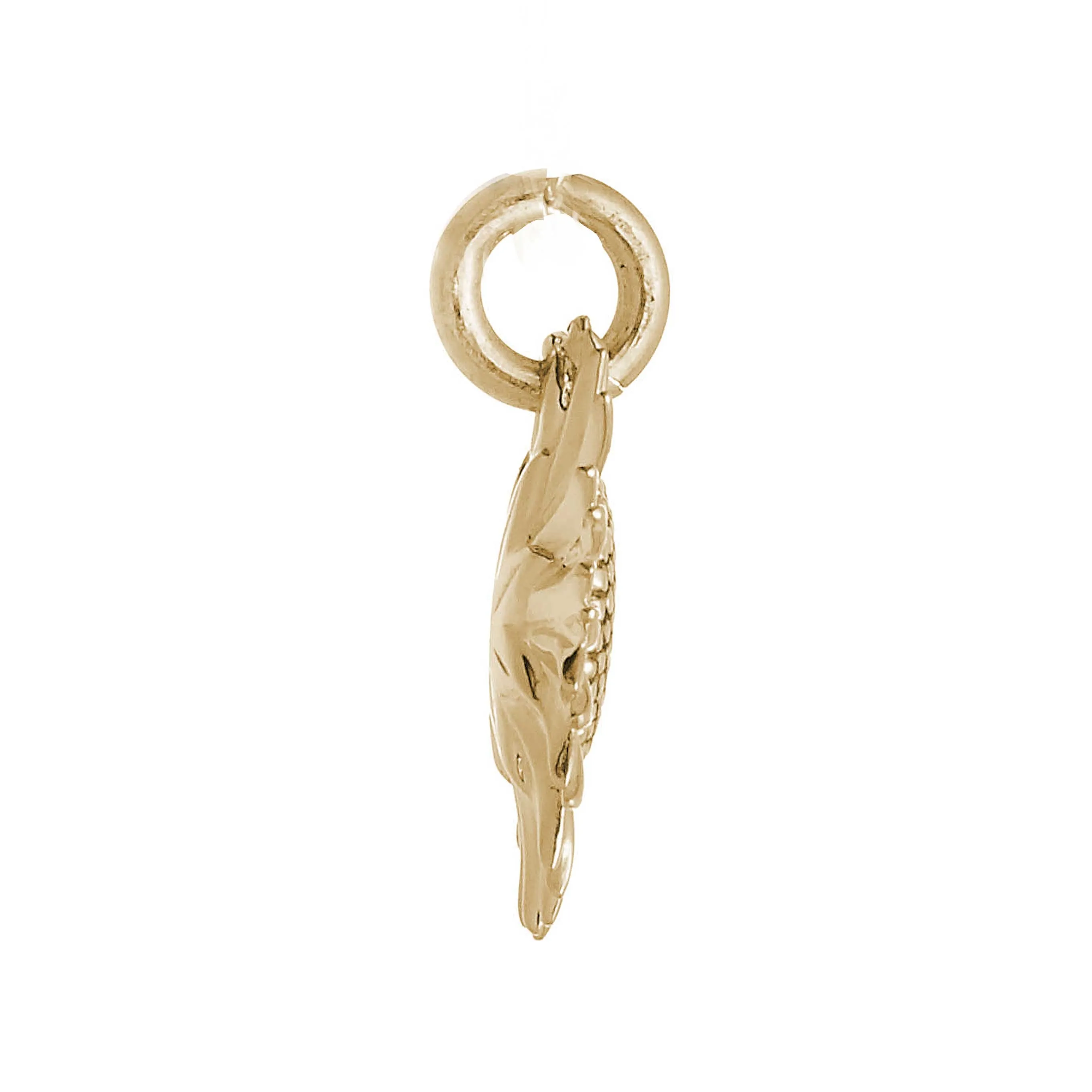 Sunflower Gold Charm