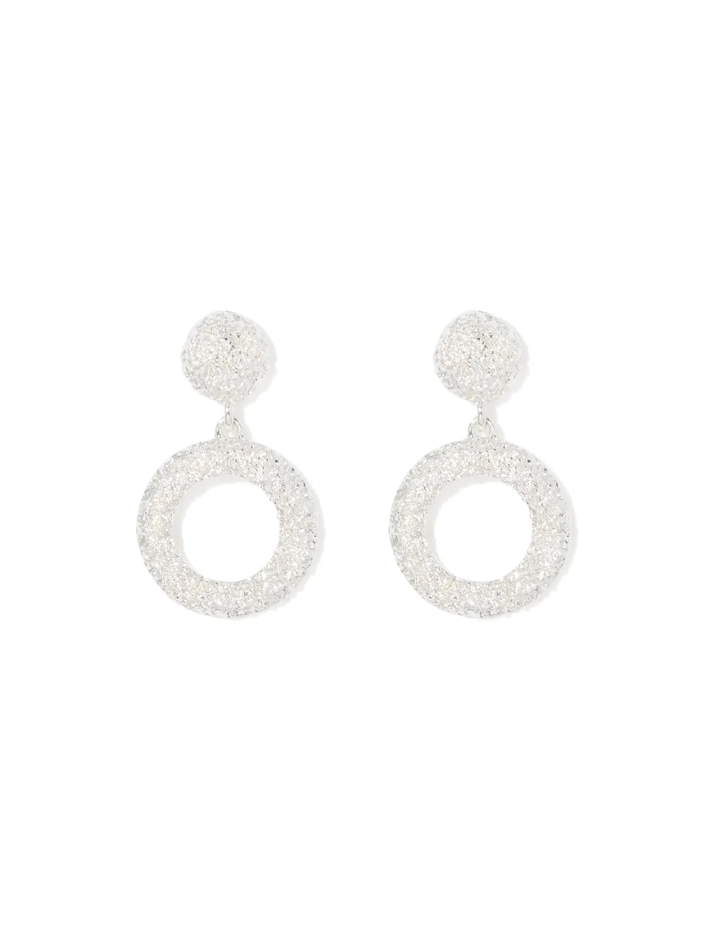 Tabby Texture Hoop Earrings