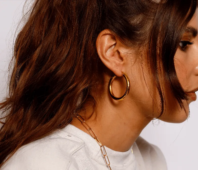 Tatiana Large Hoops