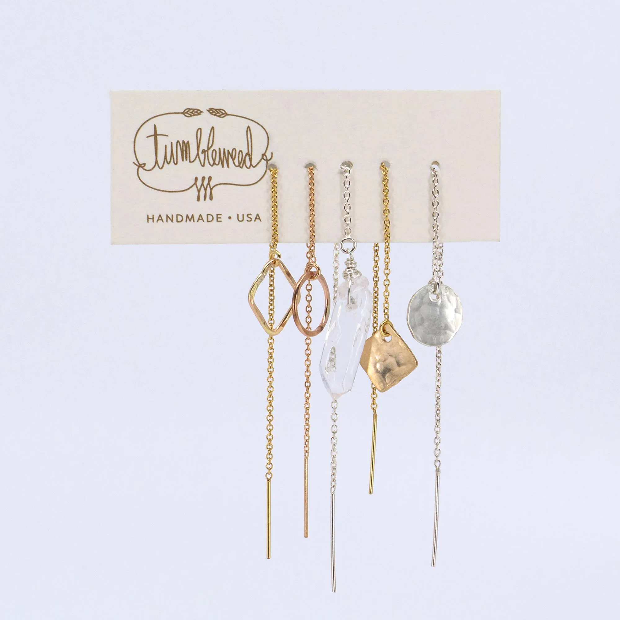 Tumbleweed Gold Earring Collection