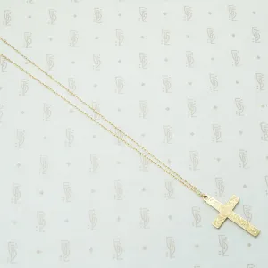 Vintage 14k Gold Cross Dated 1947