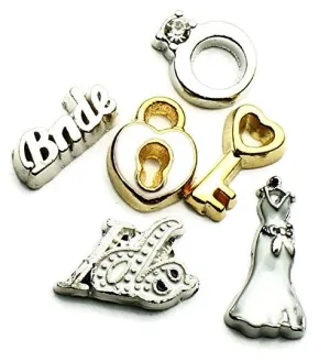 Wedding Floating Charm Set