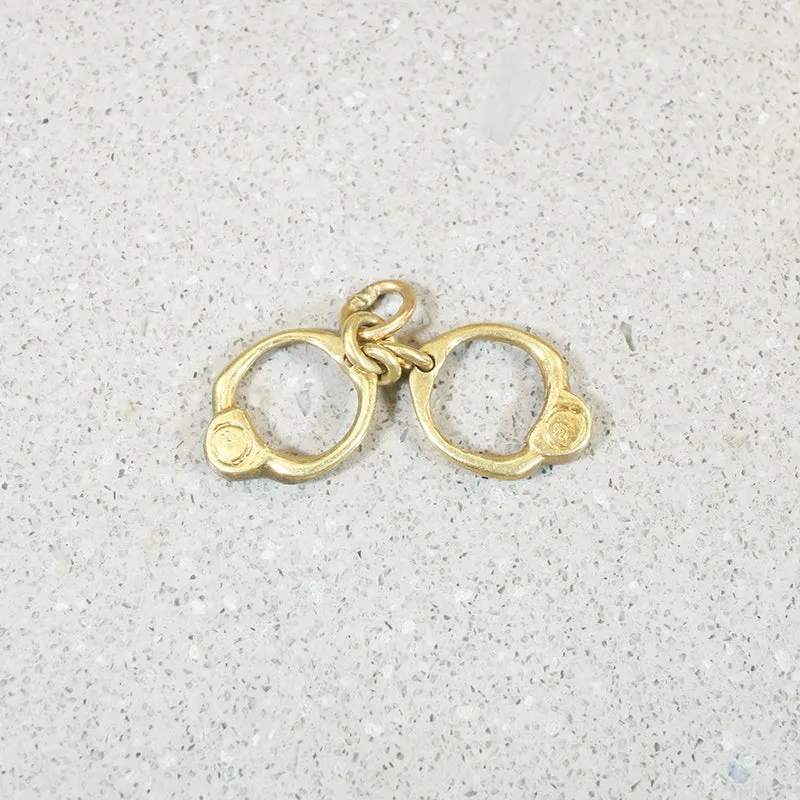Who has the key? Gold Handcuff Charm