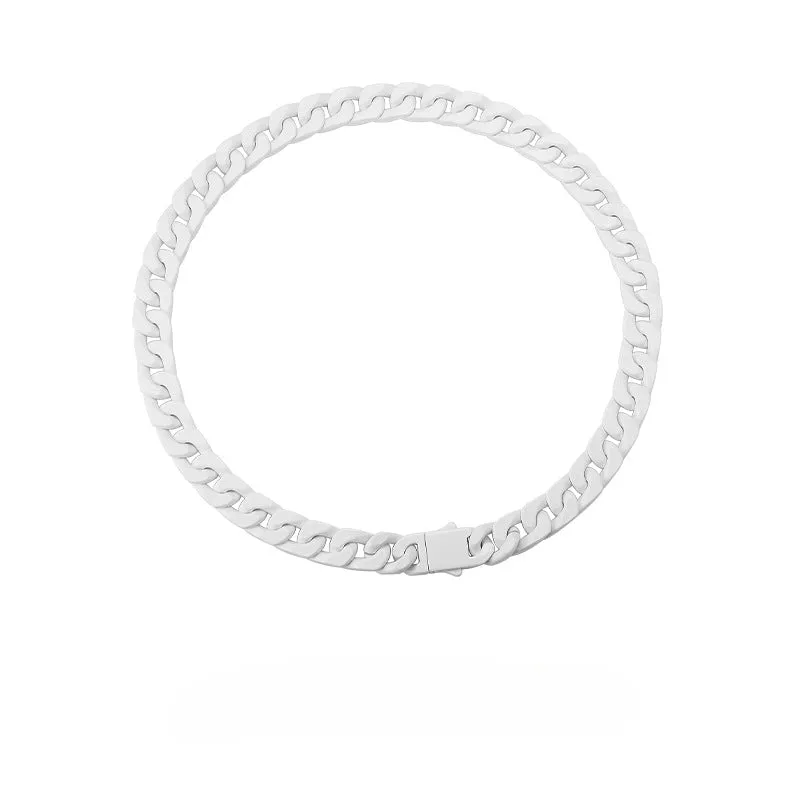 Wholesale 2pcs Bold Alloy Paint Cuban Necklace JDC-NE-XuanHao002