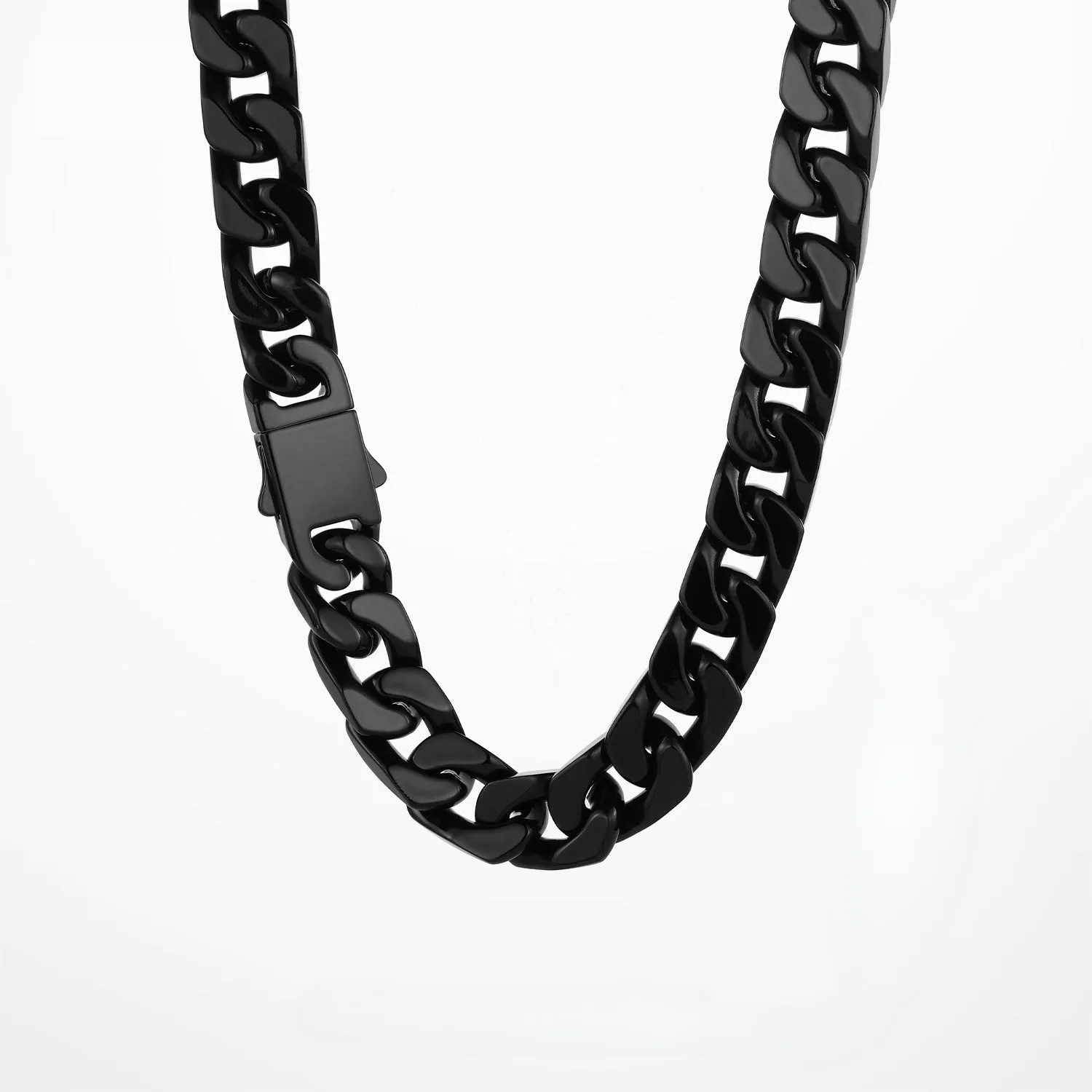 Wholesale 2pcs Bold Alloy Paint Cuban Necklace JDC-NE-XuanHao002