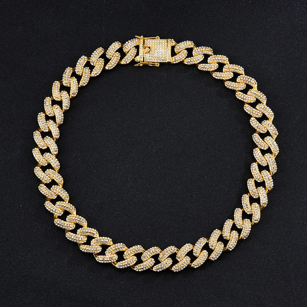 Wholesale Hip Hop 19mm Bold Alloy Necklaces