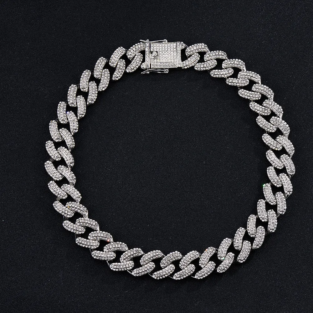 Wholesale Hip Hop 19mm Bold Alloy Necklaces