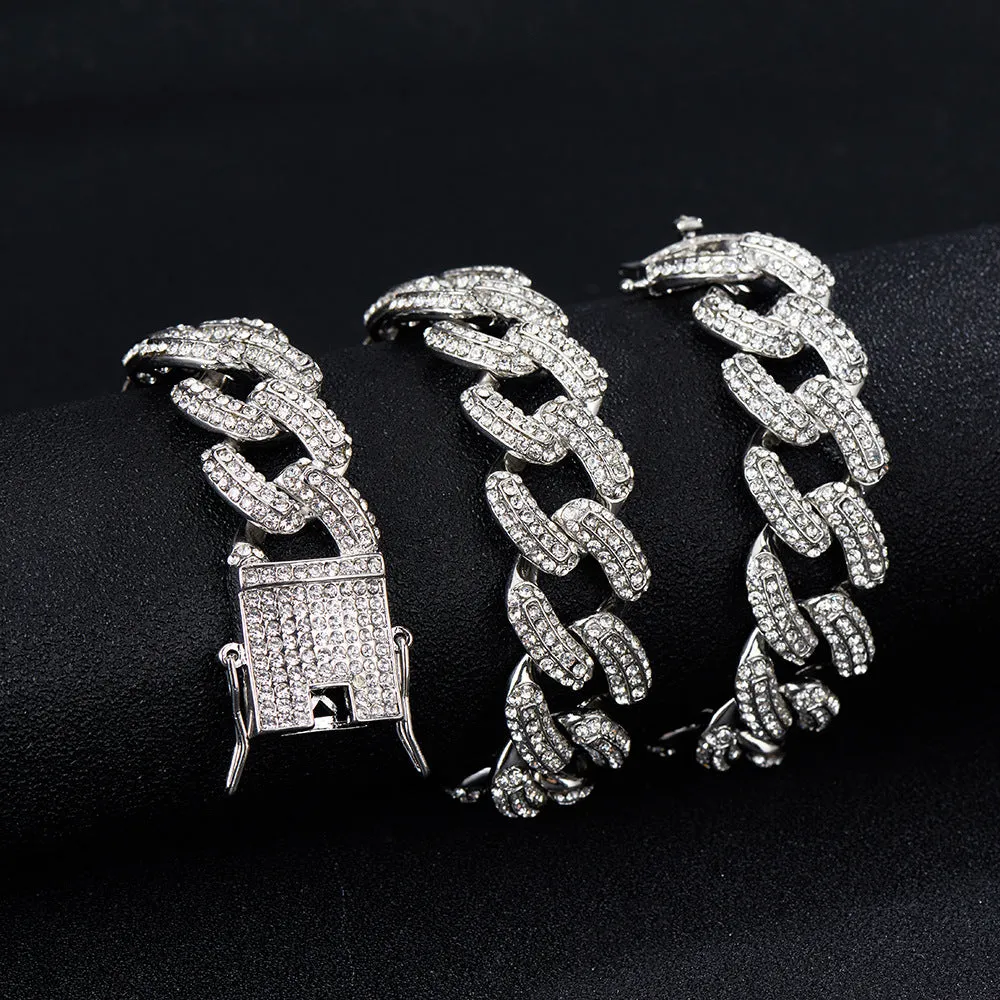 Wholesale Hip Hop 19mm Bold Alloy Necklaces