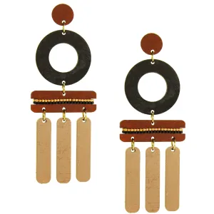 WIND CHIME EARRINGS | COCOA BEAN