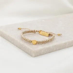 Wonderfully Made Bracelet - Gold Cross